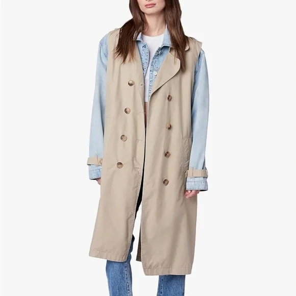 NWOT Blank NYC Denim and Trench Coat Combo - Picture 11 of 11